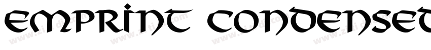 EMprint Condensed Bo字体转换